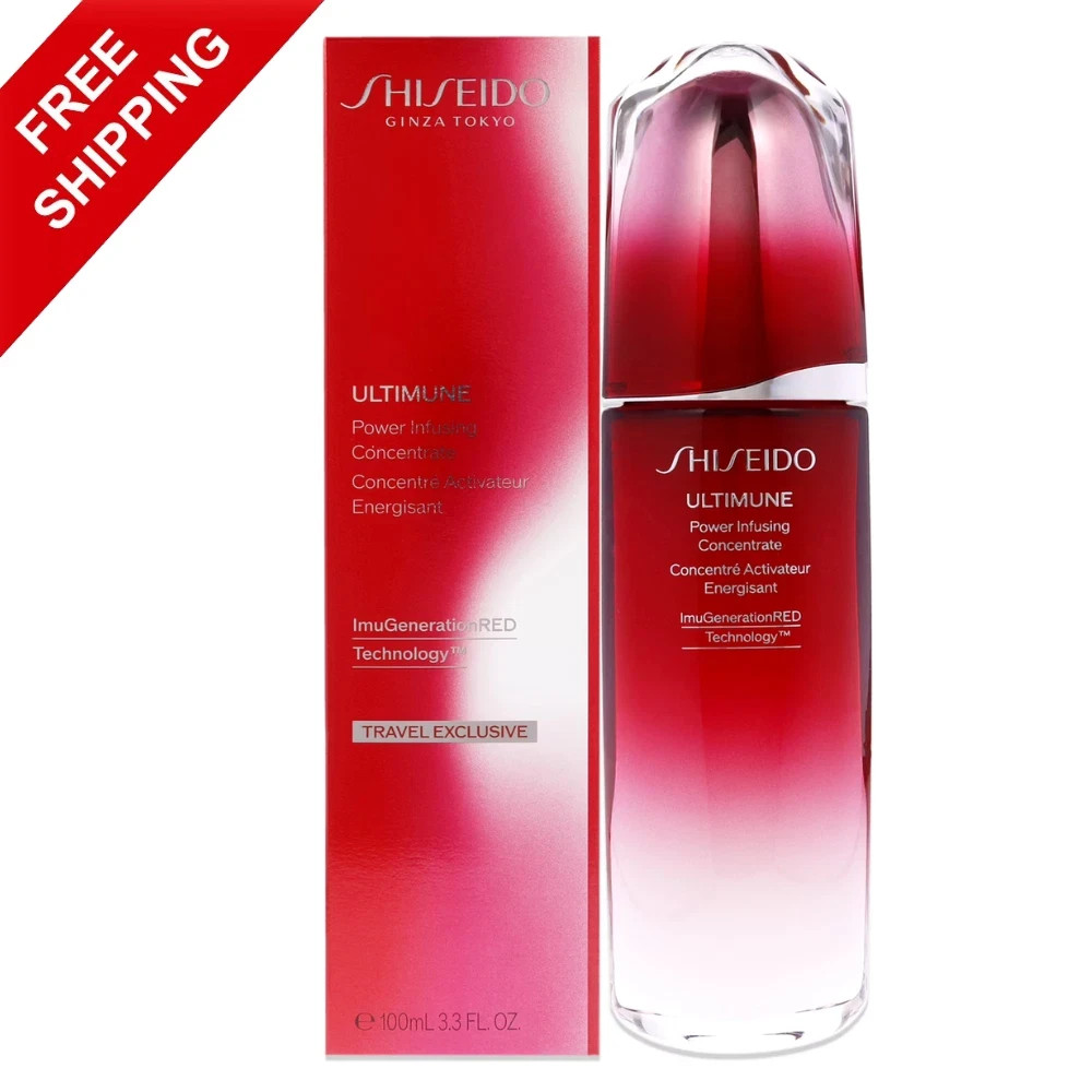 SHISEIDO ULTIMUNE Power Infusing Concentrate 100ML MAX Strength 3.3oz New