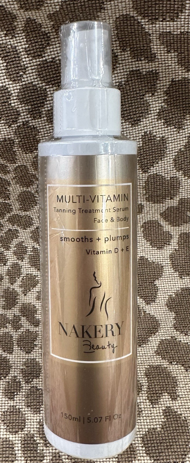 Nakery Beauty Multi-Vitamin Tanning Treatment Serum Face & Body~5.07oz~Sealed!