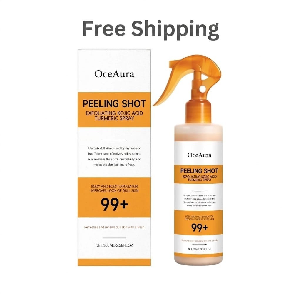 Dr Melaxin Peel Shot Exfoliant Kojic Acid Turmeric Spray Skin Brightening 100ml
