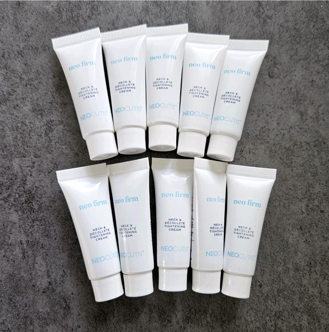 10 tubes Neo cutis Neo firm Neck & Decollete Tightening Cream Travel Sz. 4ml ea.