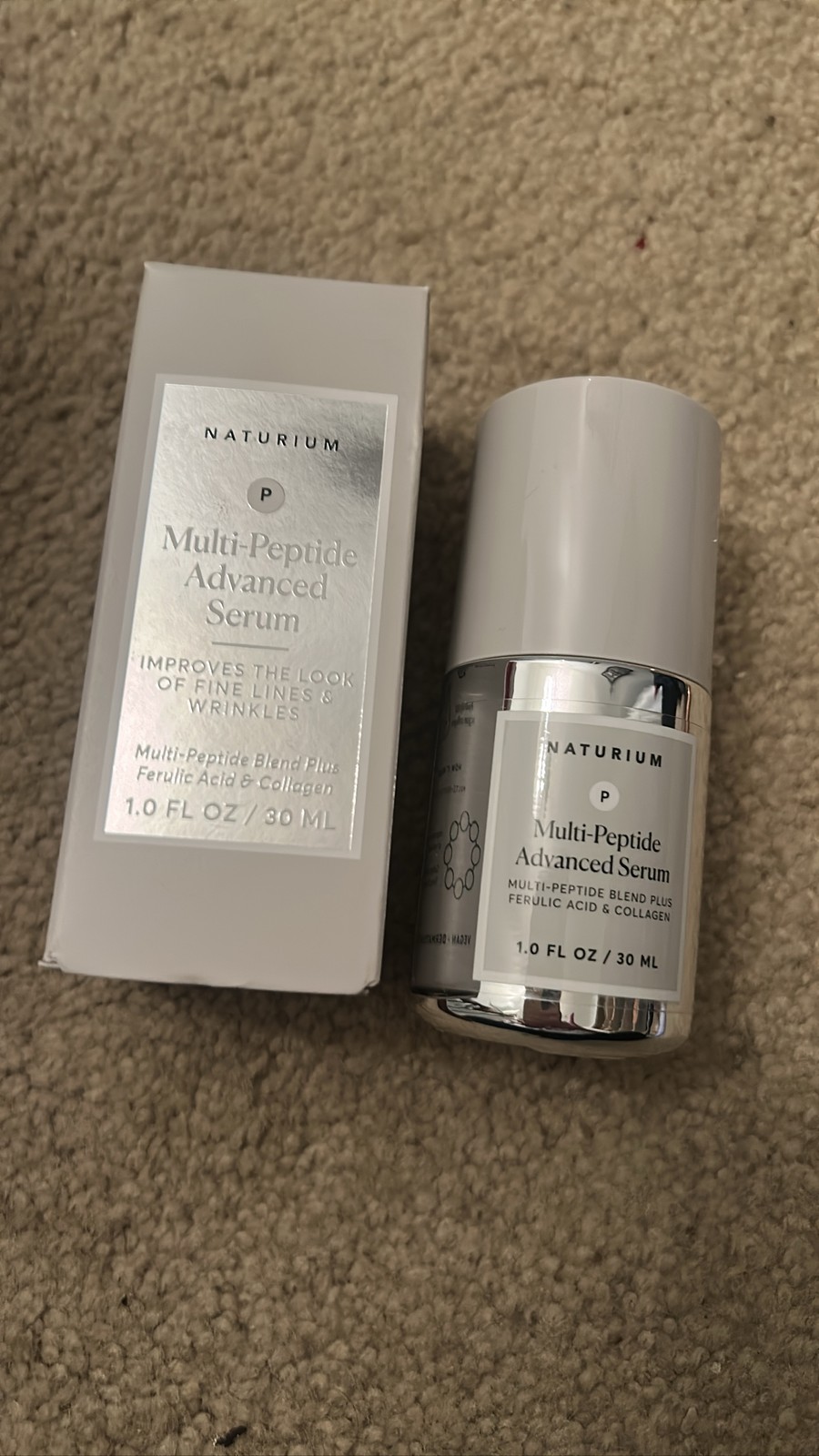 Naturium Multi Peptide Advanced Serum 1 oz 30ml Wrinkles Fine Lines