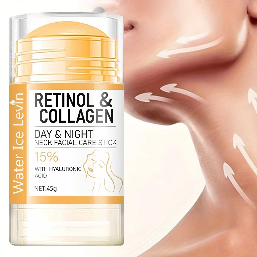 45g Retinol Collagen Neck Cream Stick Day Night Moisturizing Anti Aging