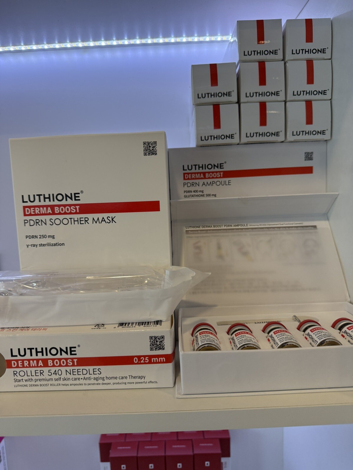 [LUTHIONE] Derma Boost PDRN Ampoule Set (Ampoule + MTS Roller + Mask) US SELLER