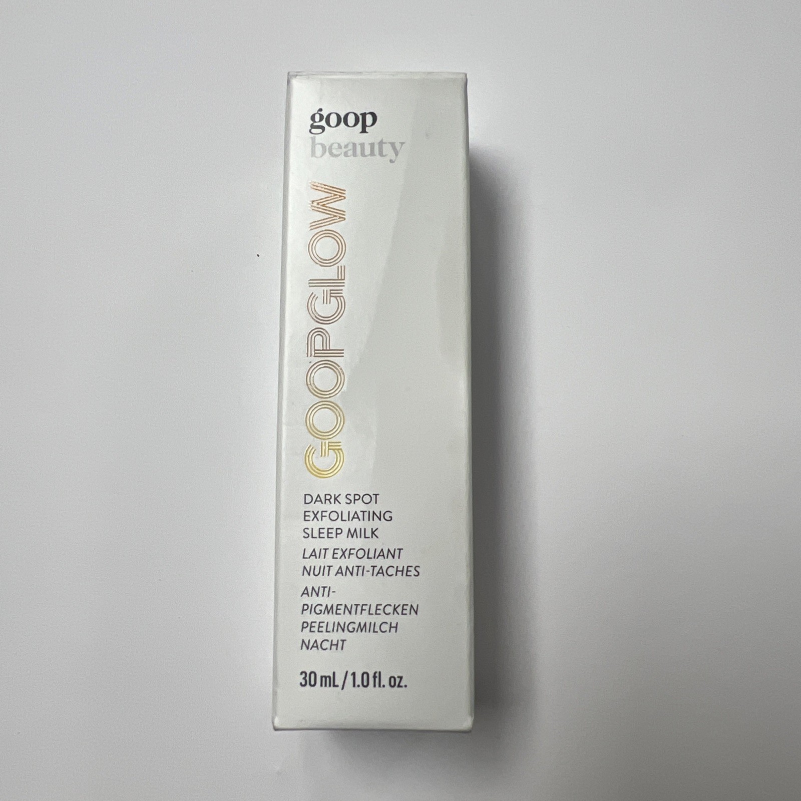 GOOP Beauty Goop Glow Dark Spot Exfoliating Sleep Milk, 1 FL OZ, FAST FREE SHIP
