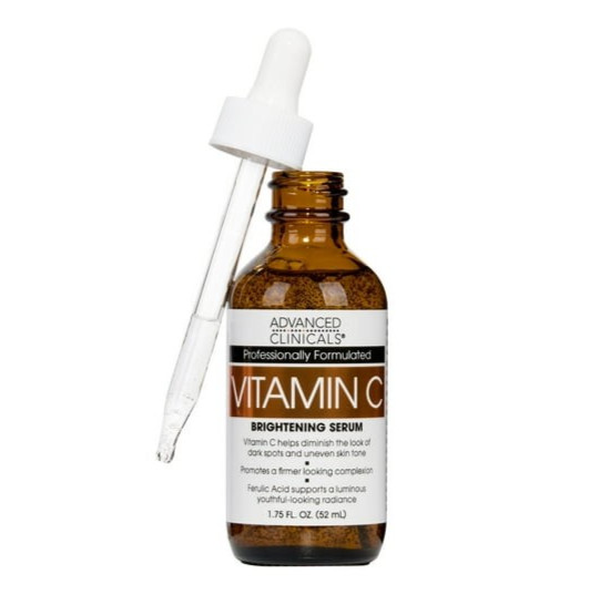 Advanced Clinicals Vitamin C Face Serum 1.75oz Brightening Facial Skincare