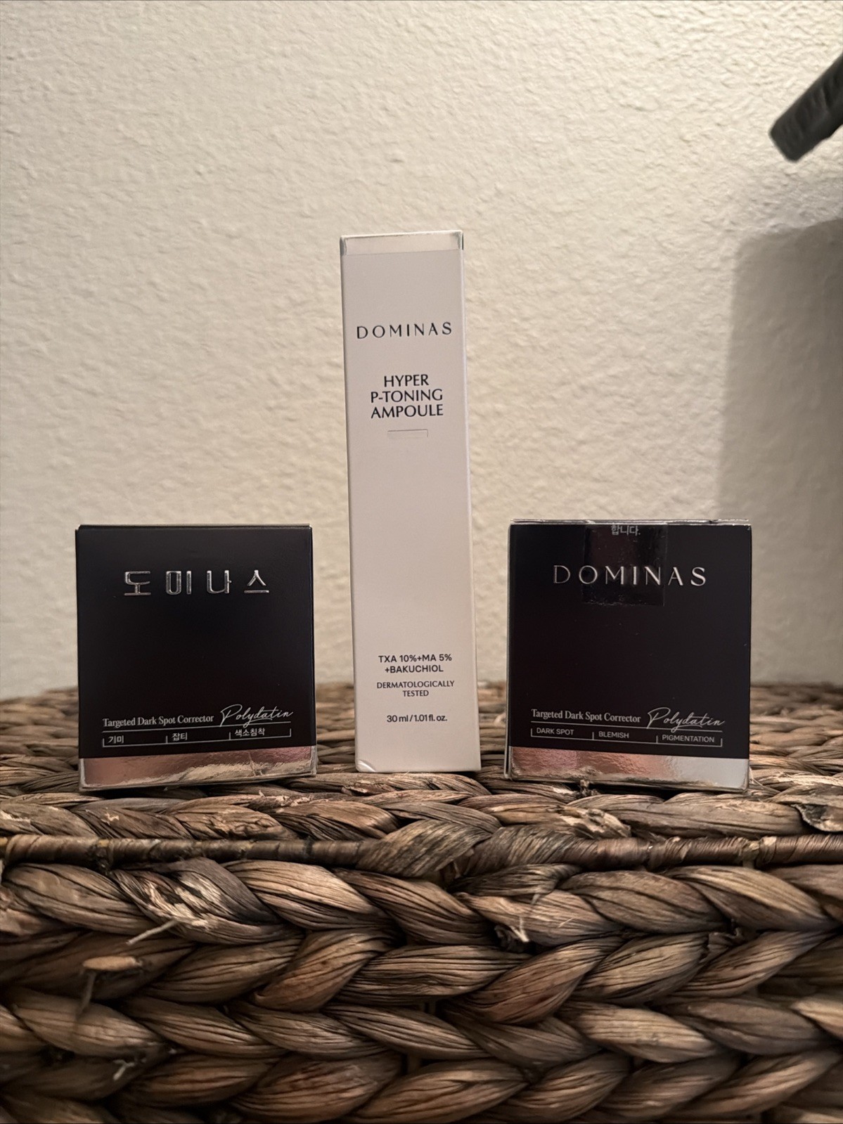 DOMINAS Dark Spot Corrector Polydatin Ampoule Set TXA Bakuchiol 30ml