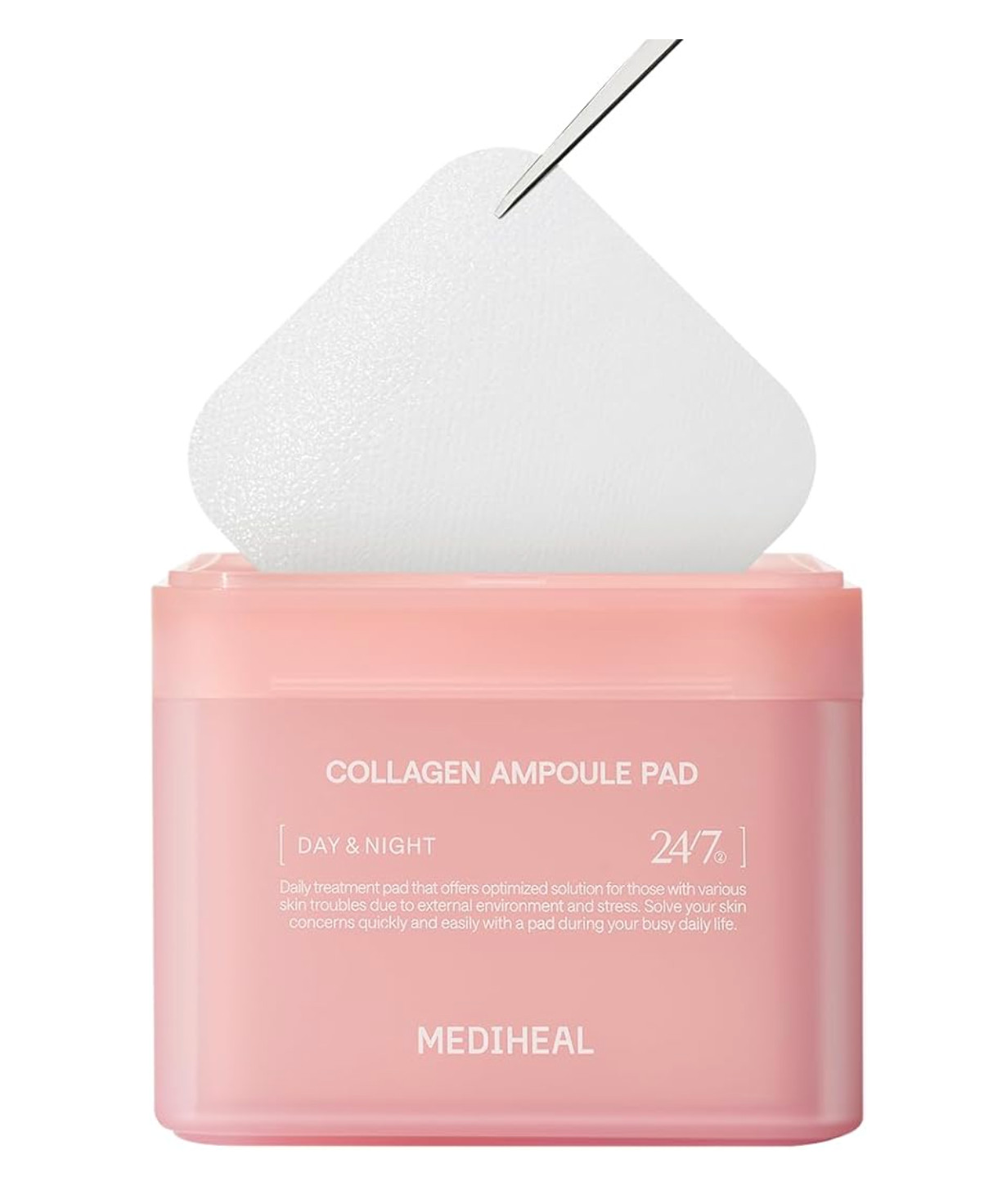 MEDIHEAL Collagen Ampoule Pad Facial Toner Pads – 100 Pads