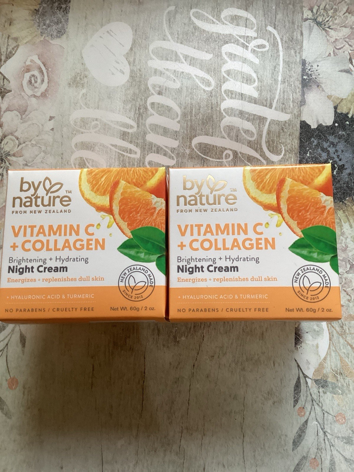 (2) BY NATURE VITAMIN C +COLLAGEN BRIGHTENING +HYDRATING NIGHT CREAM 2oz 11/26