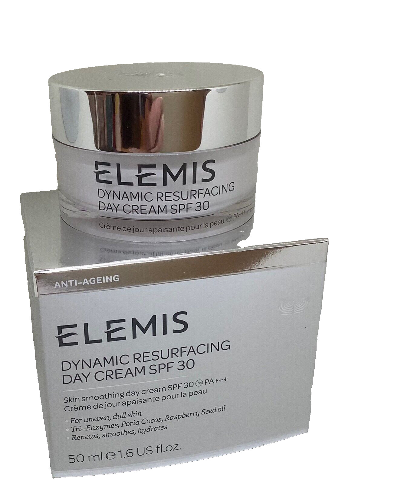 ELEMIS DYNAMIC RESURFACING DAY CREAM SPF30 1.6 OZ 50 ML NIB