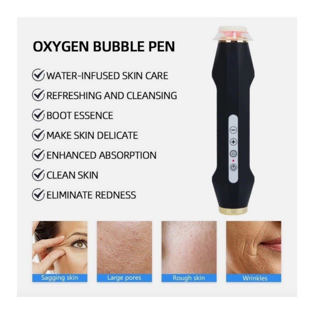 1Pcs Handheld Facial CO2 Bubble Pen Anti Aging Wrinkle Removal Device Skin Care