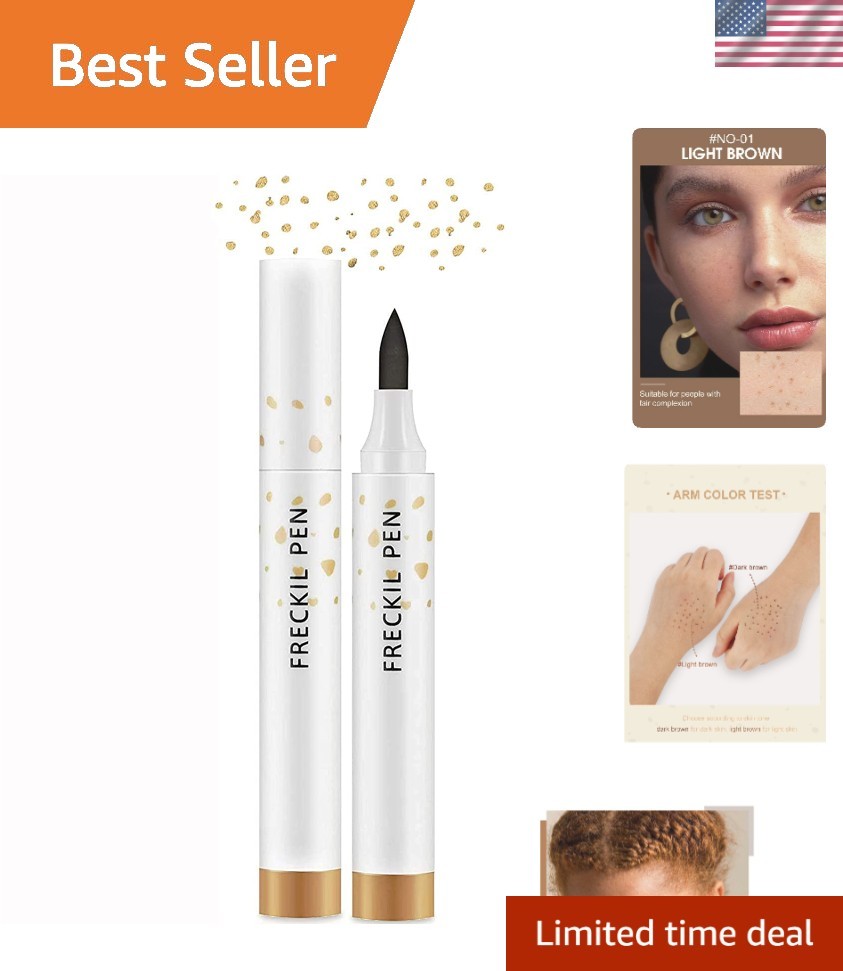 Natural Light Brown Freckle Pen – Create Effortless Beauty Anywhere, Anytime