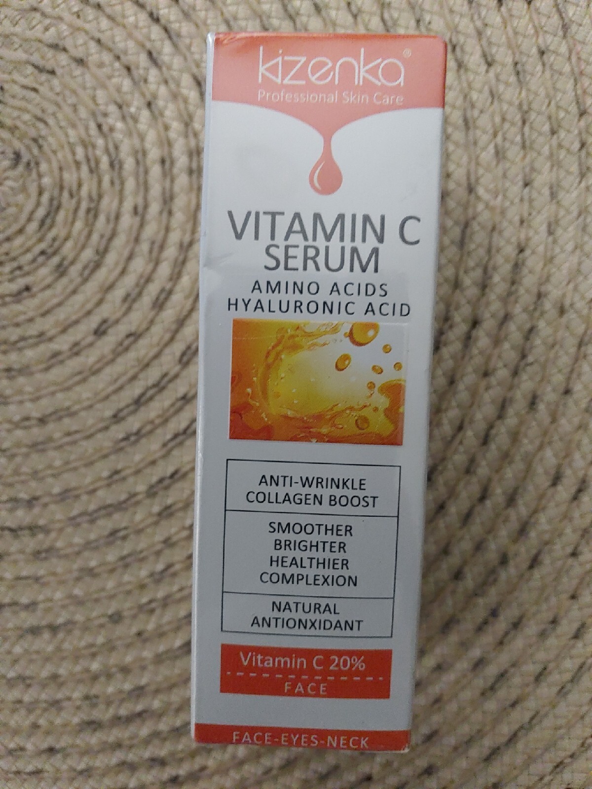 Kizenka / Vitamin C Serum/ Amino & Hyaluronic Acids / 1 Fl. oz