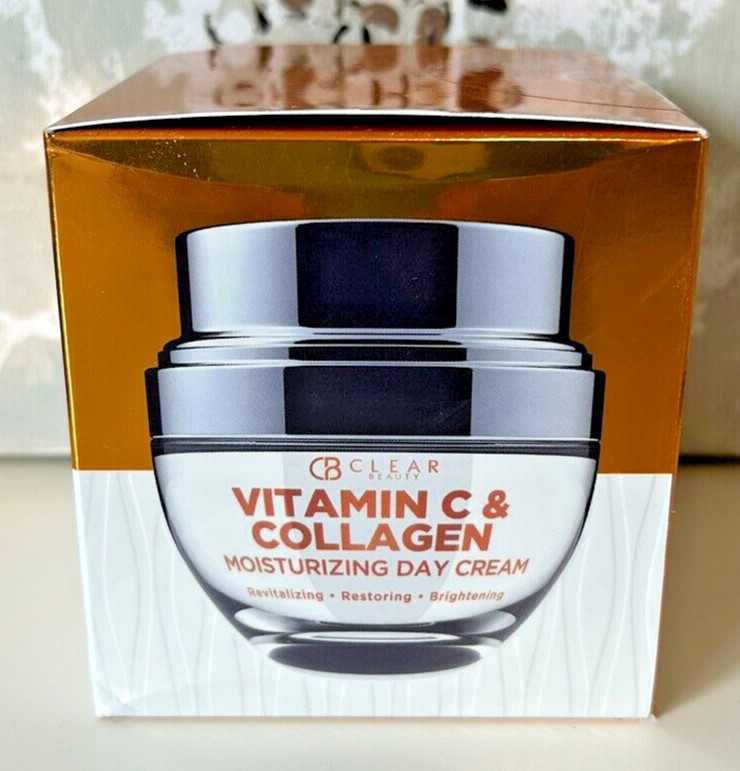 Clear Beauty Vitamin C & Collagen Moisturizing Day Cream Revitalizing – NEW