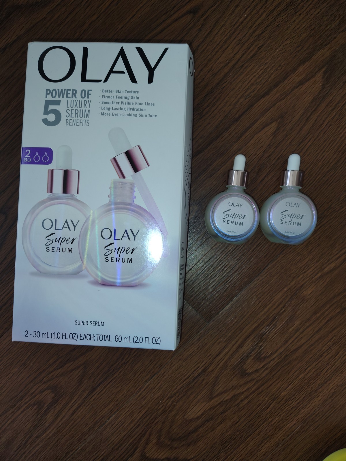 Olay Super Serum Power of 5 Luxury Serums Pack of 2 no box