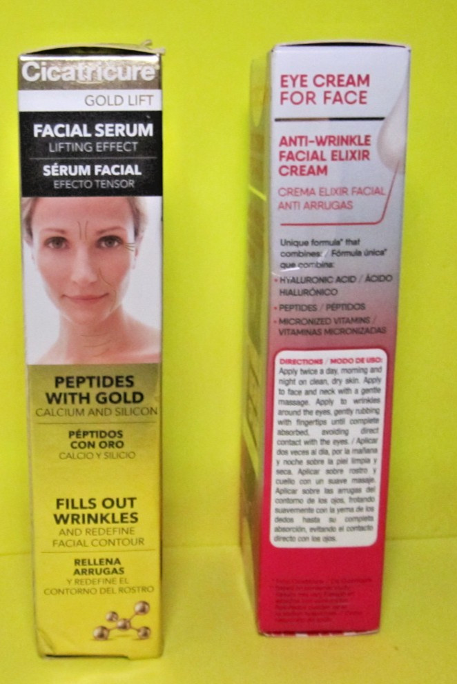Cicatricure Gold Lift Facial Serum (0.9 Oz) & Eye Cream for Face