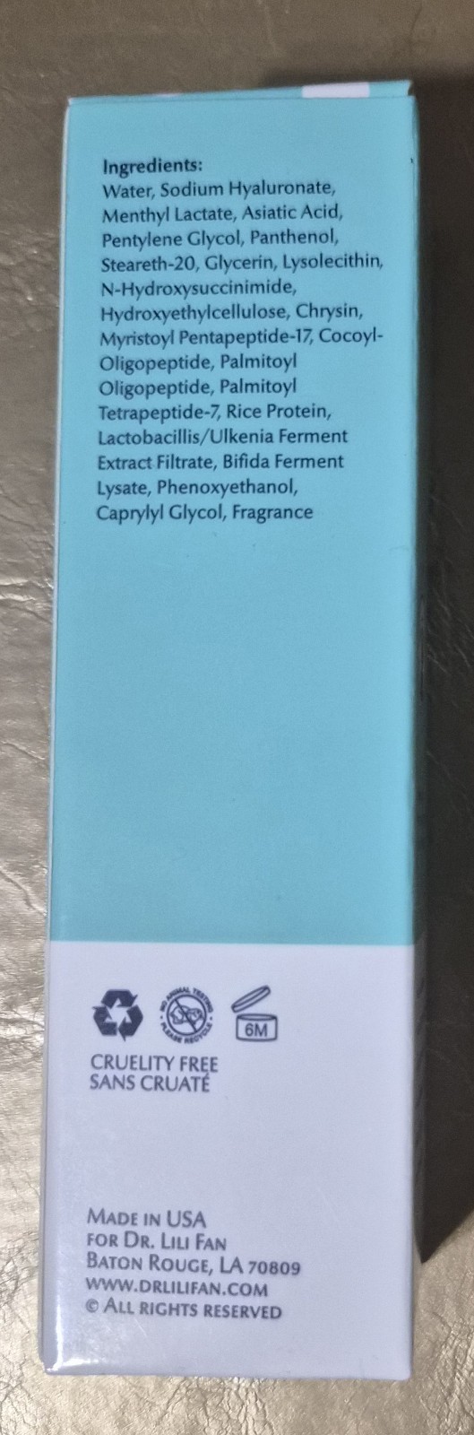 DR. LILI FAN AGE DEFYING EYE SERUM FULLSIZE 0.5 OZ NIB