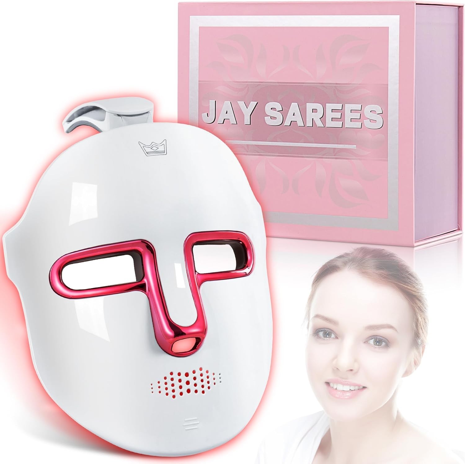 Red-Light-Therapy-for-Face, 7-1 Colors Led Face Mask Light Therapy, Facial Skin