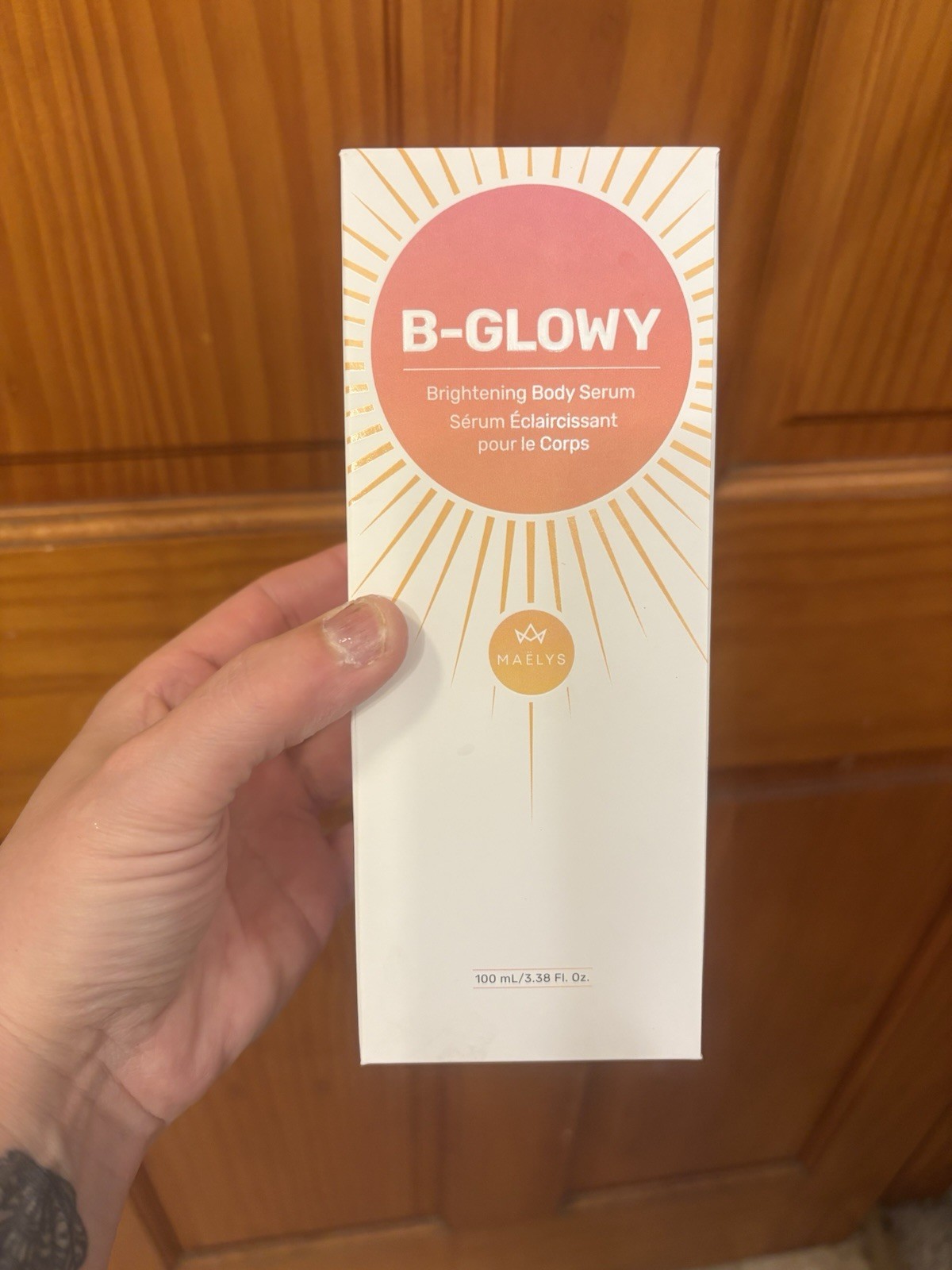 Maelys B- GLOWY Brightening body serum 3.38oz NEW In Box Free Shipping 🔥sale
