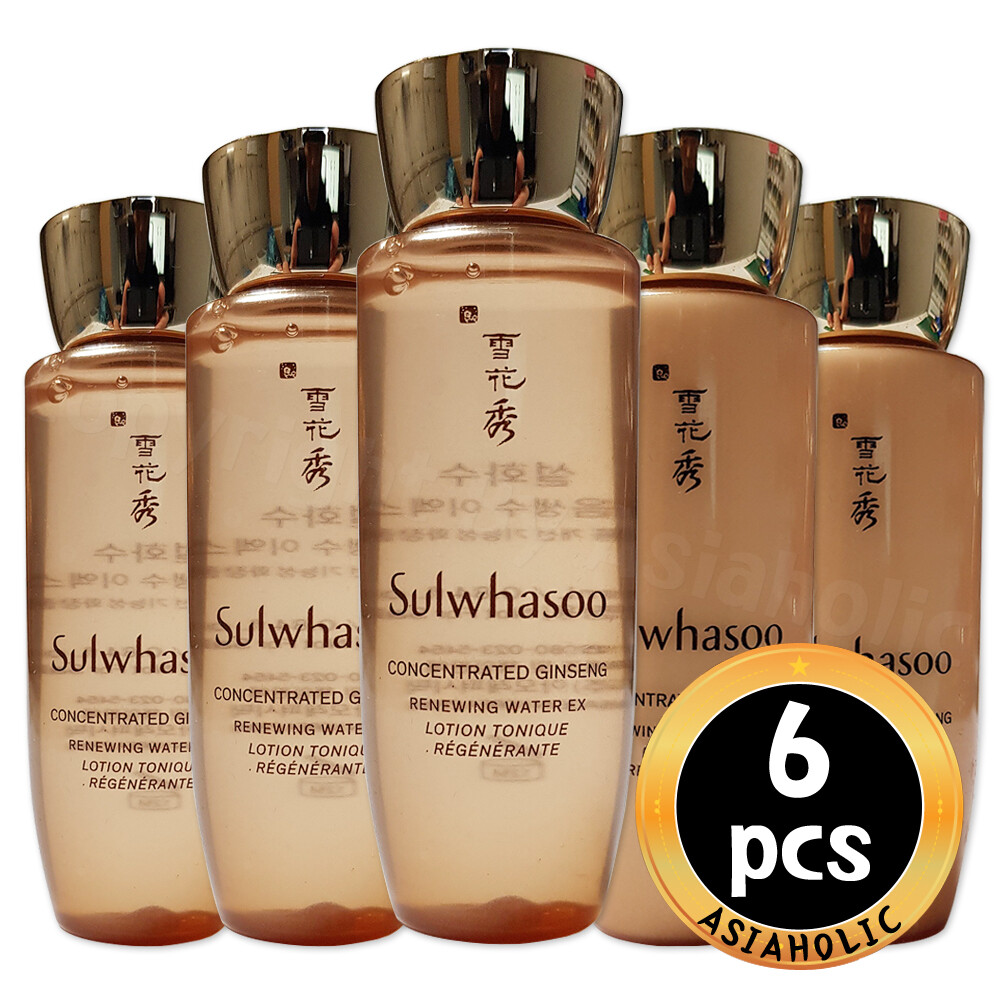 Sulwhasoo Concentrated Ginseng Renewing 25ml Water EX (3pcs)+Emulsion EX (3pcs)