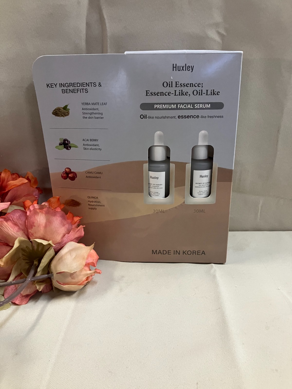 Huxley Oil Essence Premium Facial Serum 30ml 2 Pack