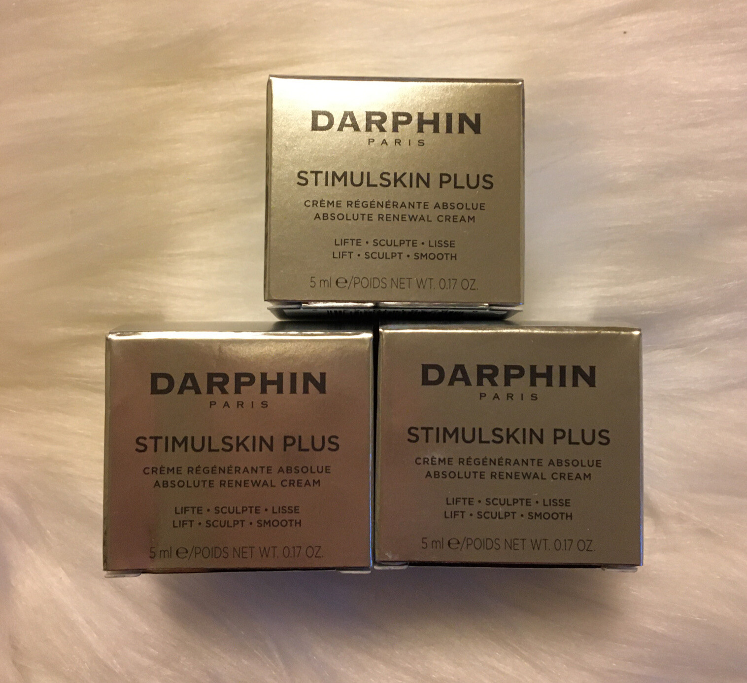 3 x Darphin Stimulskin Plus Absolute Renewal Cream 5ml/ 0.17oz x 3 = 15ml/0.51oz