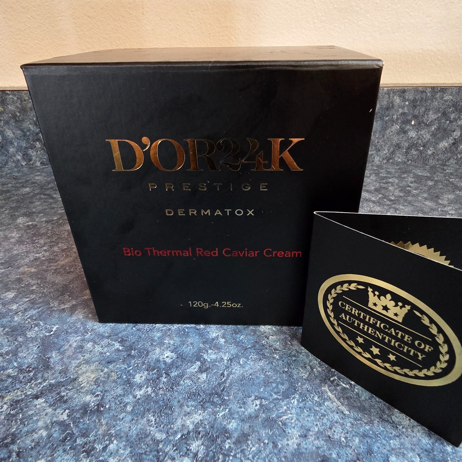 New D’OR24K Prestige Dermatox Bio Thermal Red Caviar Cream 50 ml 1.7 fl oz
