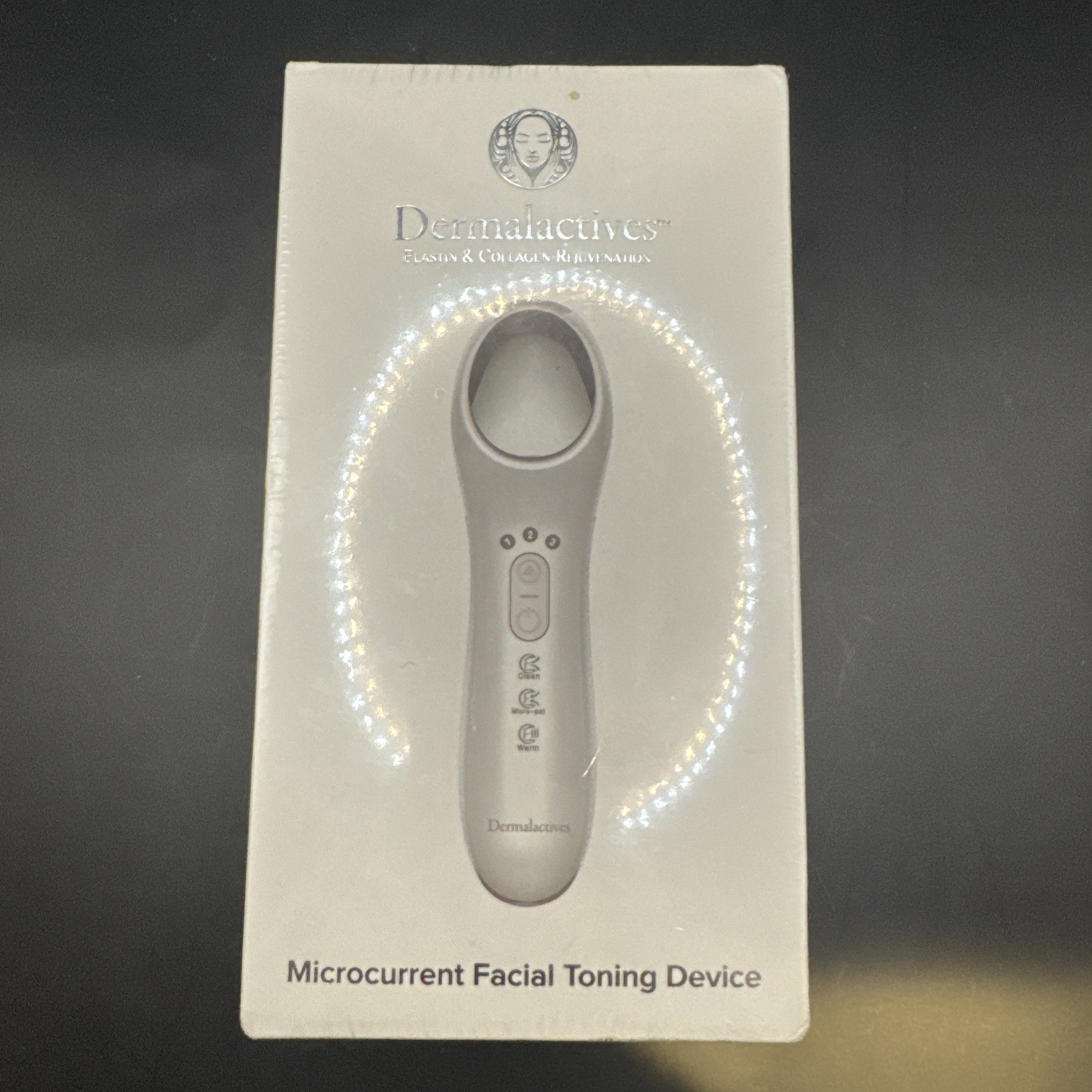 Dermalactives Microcurrent Facial Toning Device Elastin & Collagen Rejuvenation