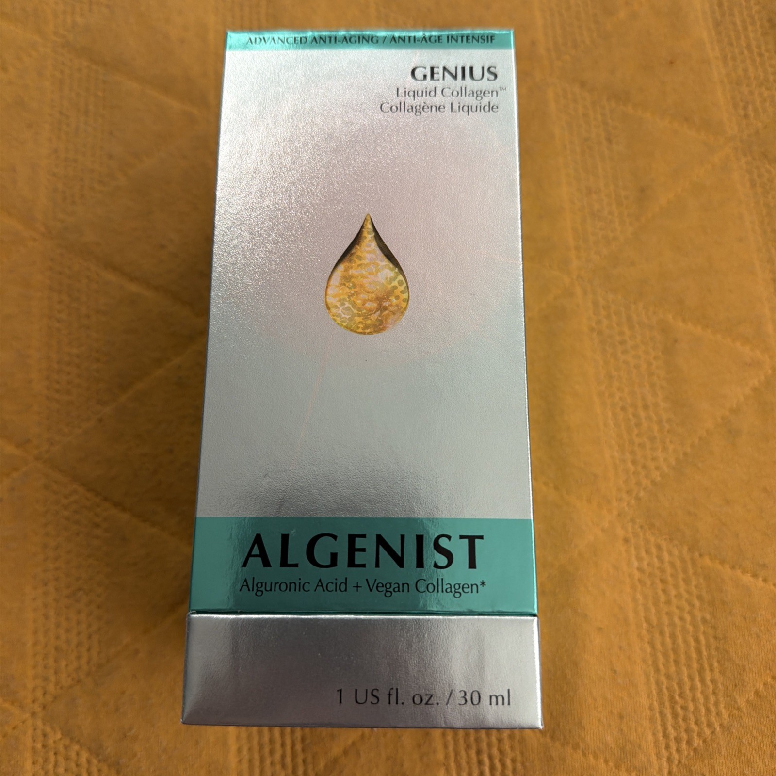 ALGENIST Genius Liquid Collagen Alguronic Acid – Advanced Anti-Aging 1 oz sealed
