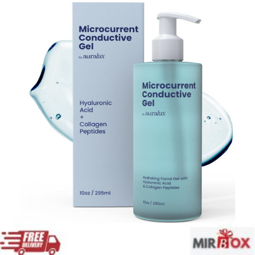 10Oz Conductive Gel for Microcurrent Devices – Collagen Peptides & Hyaluronic…