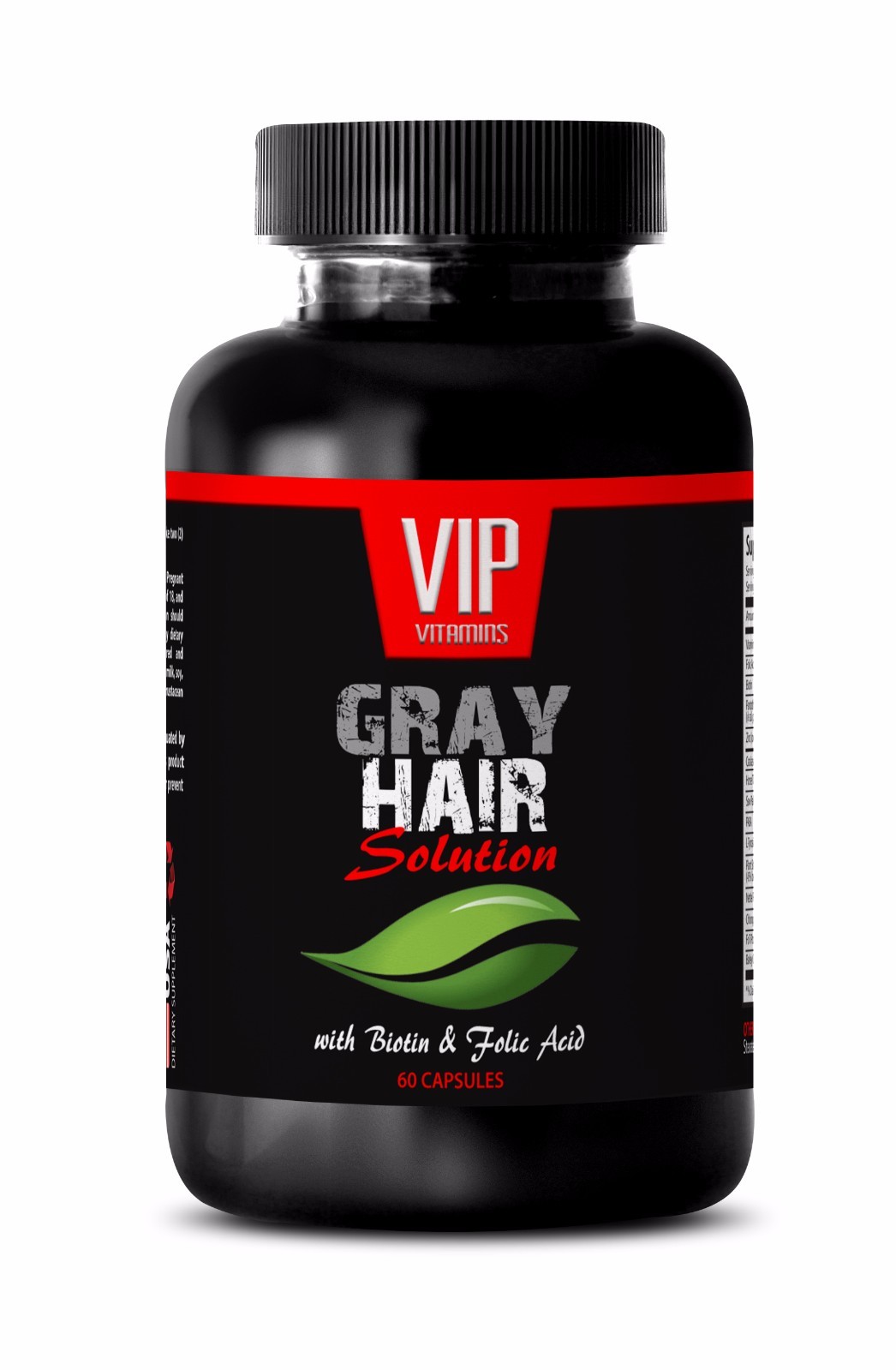 Stop gray hair – GRAY HAIR SOLUTION. DIETARY SUPPLEMENT – Anti gray complex – 6B