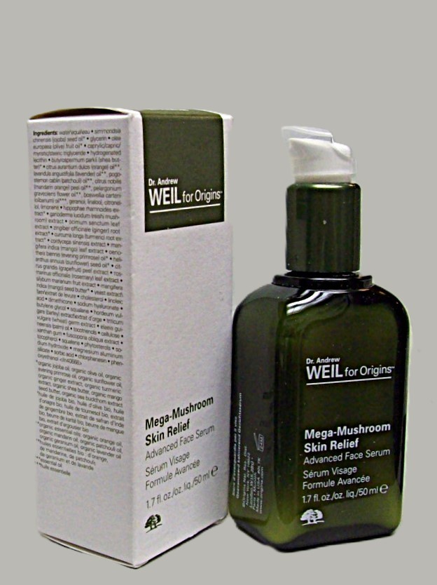 Dr Andrew Weil Origins Mega-Mushroom Skin Relief Advanced Face Serum 1.7 oz NIB