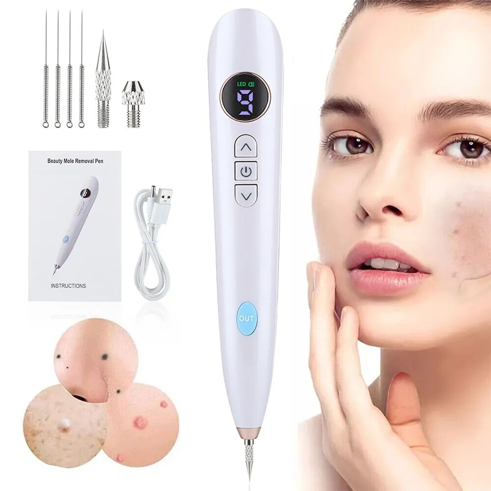 9Gear Fibroblast Plasma Pen Wart Tattoo Freckle Removal Sweep Dark Spot Skin Tag