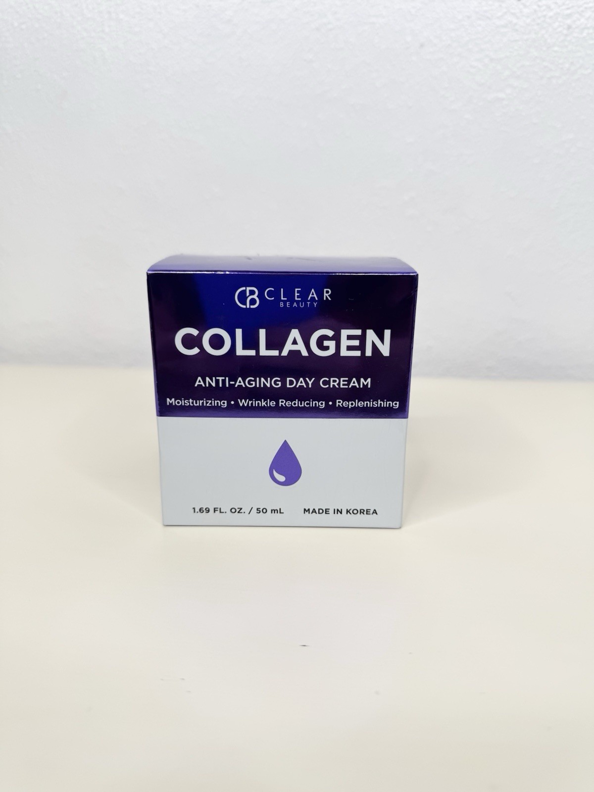 Clear Beauty Collagen Anti-Aging Day Cream CB Moisturizer 1.69oz