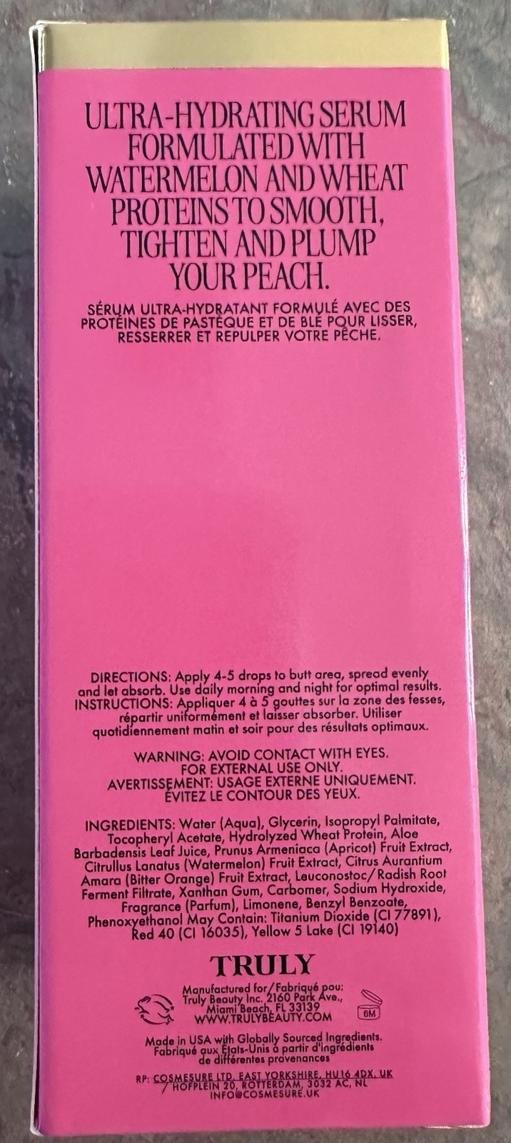 Buns of Glowry Tightening Body Serum, 3.1 fl oz (90 ml) *Big Bottle Ships Fast!