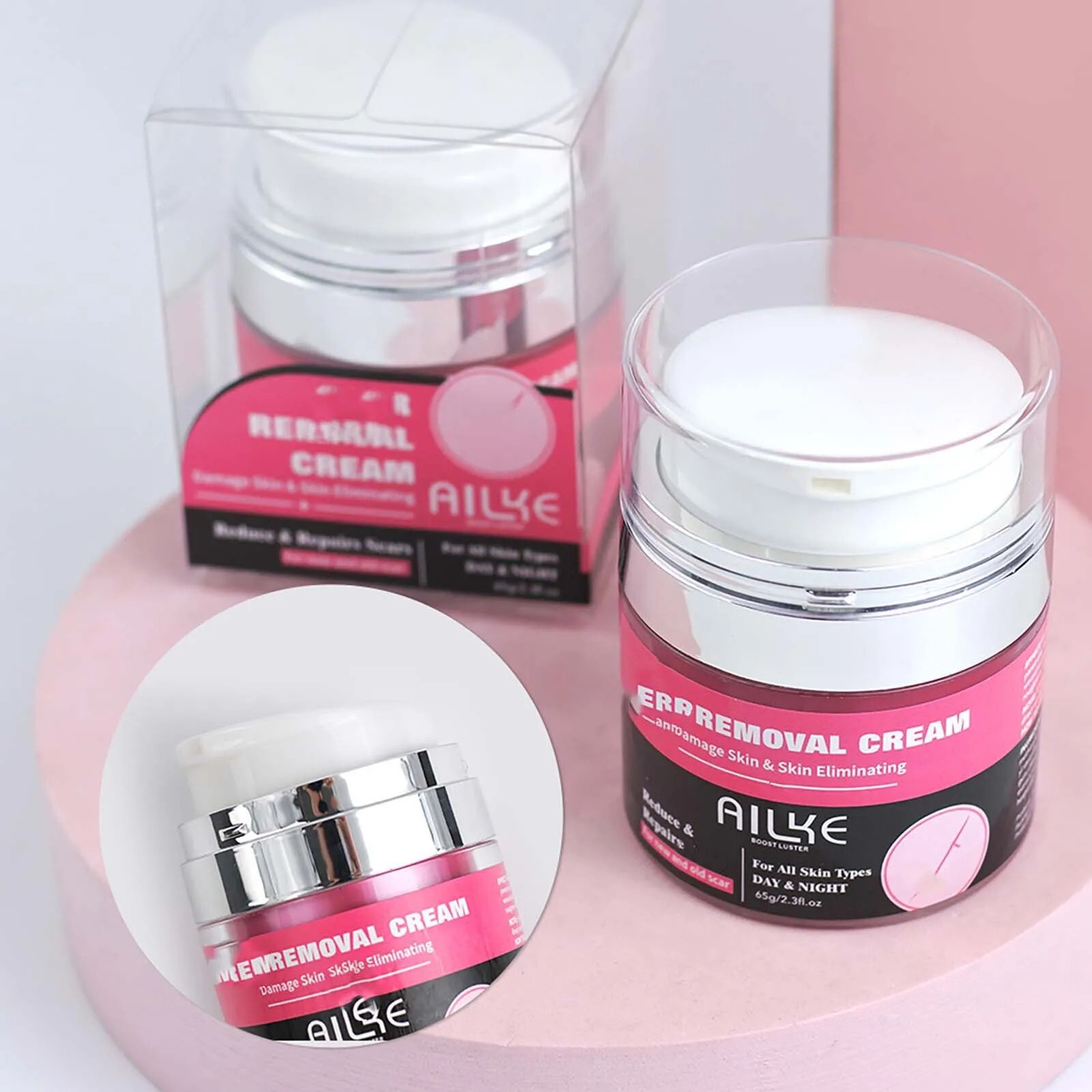 AILKE Natural and Organic Marks Clearing Cream to Reduce the Appearance of Marks