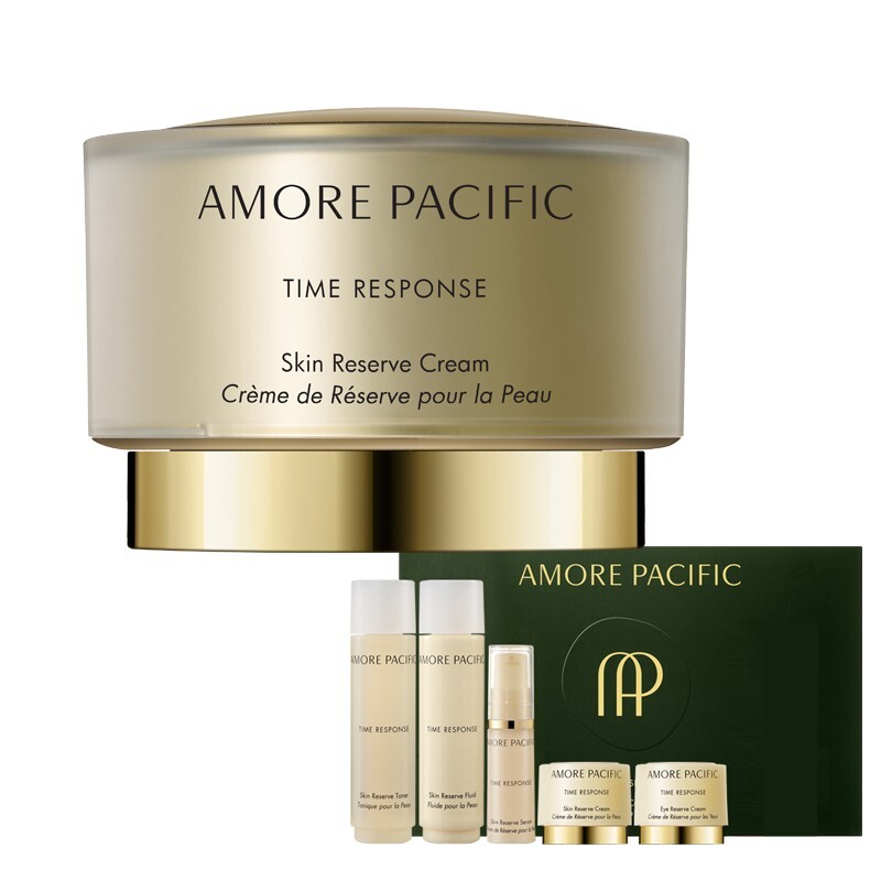 AMOREPACIFIC TIME RESPONSE Skin Reserve Creme 50mL + Gift Anti-aging K-beauty