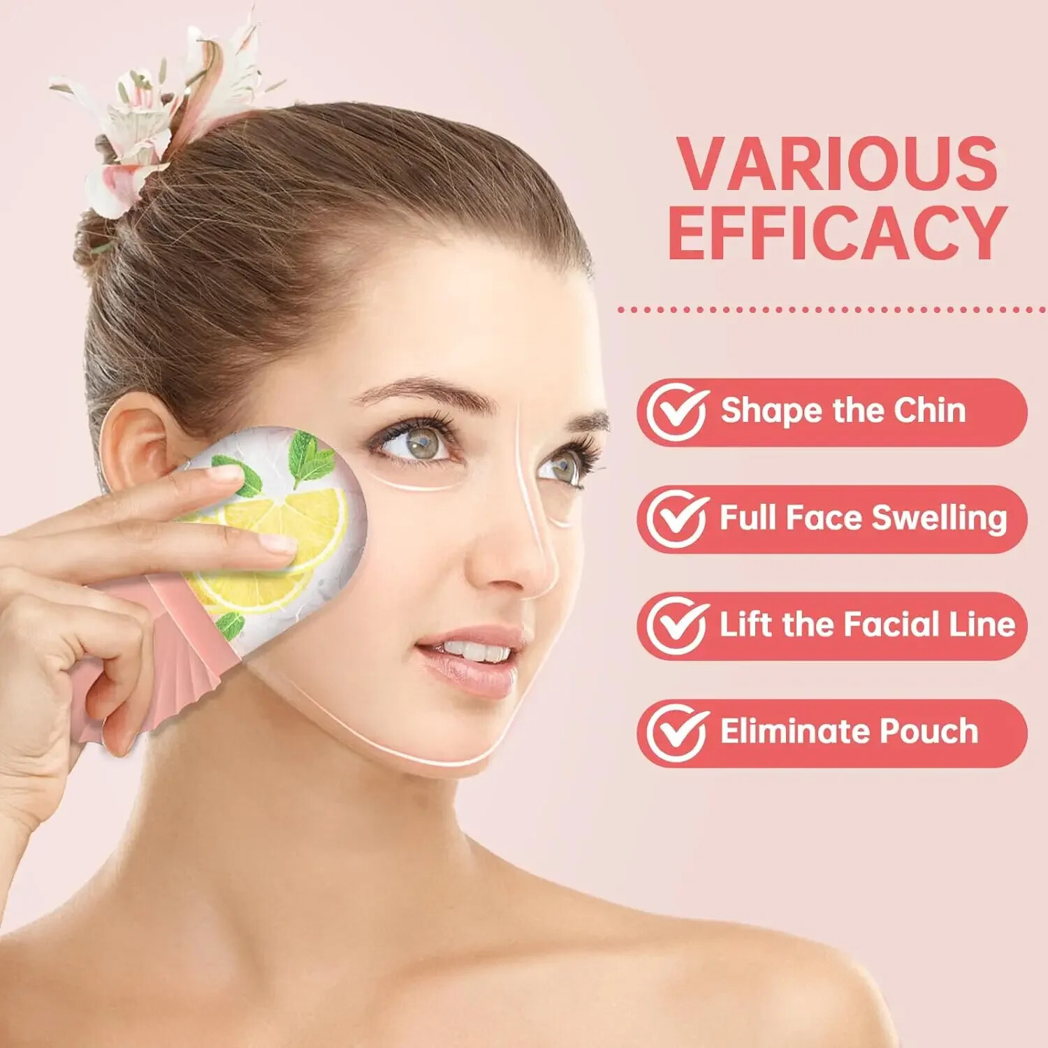 Silicone Face Ice Cube Mold – Skin Care Tool for Brightening & Fine Lines