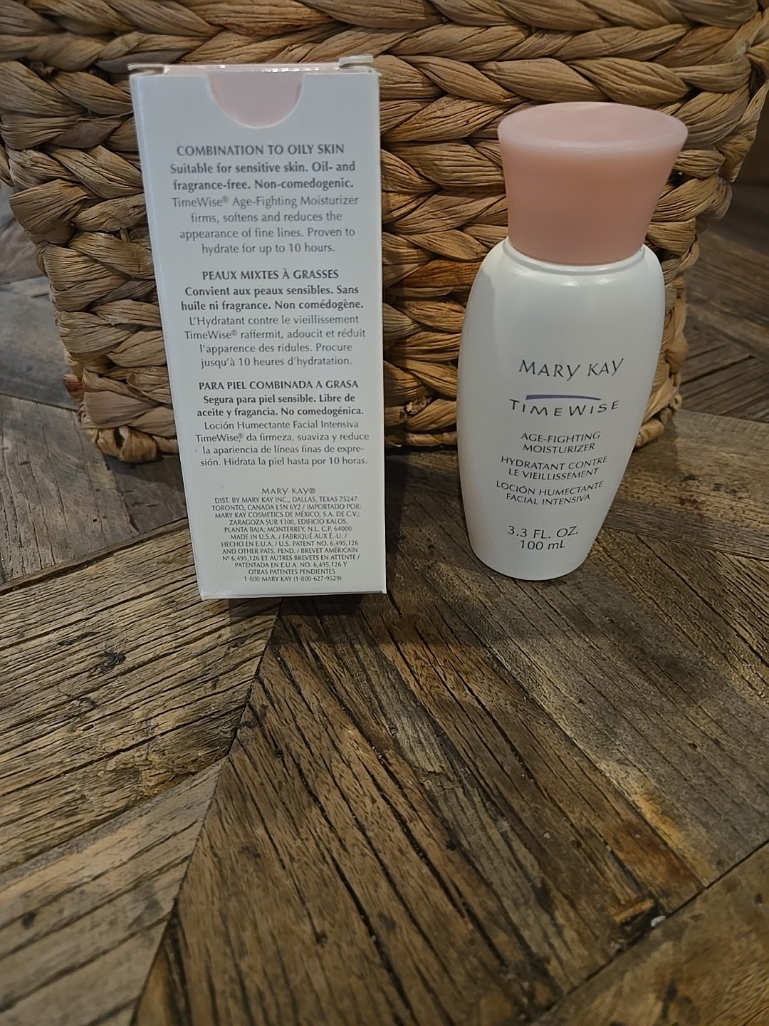 MARY KAY TIME WISE AGE FIGHTING MOISTURIZER LOTION COMBO to OILY 862600 VINTAGE