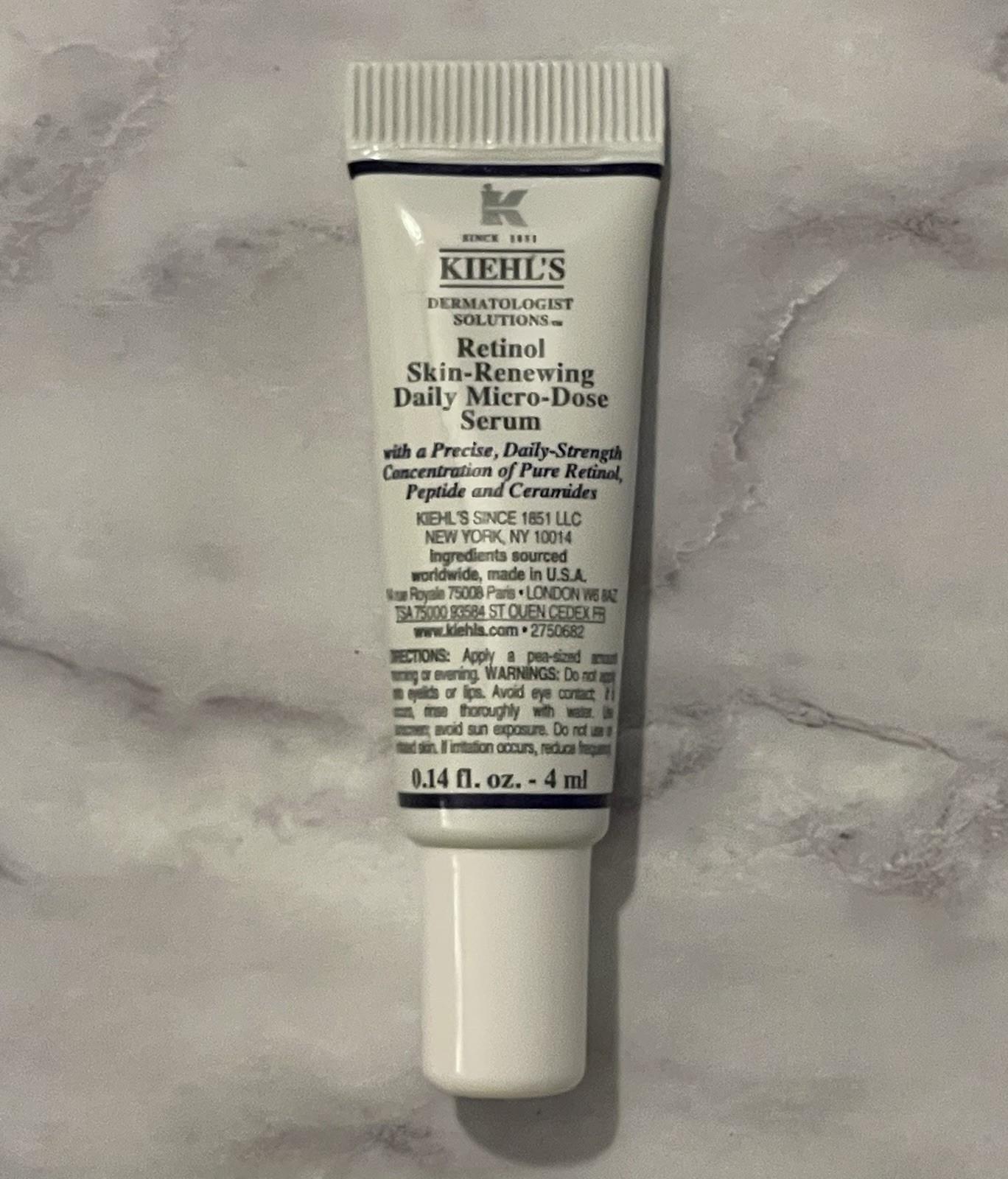 💠KEIHL’S Retinol Skin-Renewing Daily Micro-Dose Serum Deluxe Travel Size .14oz