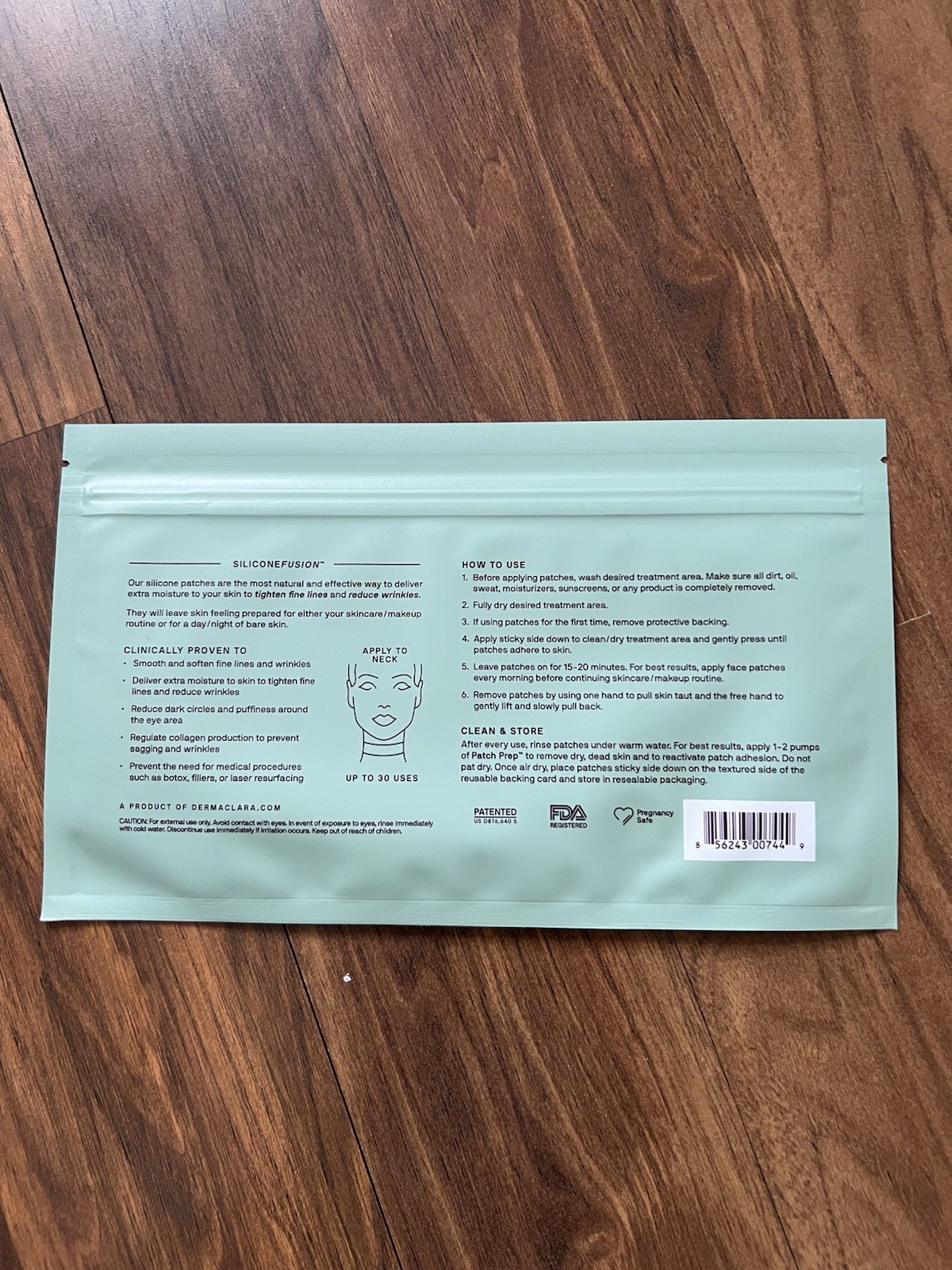 NEW Dermaclara Anti Aging Neck Patches