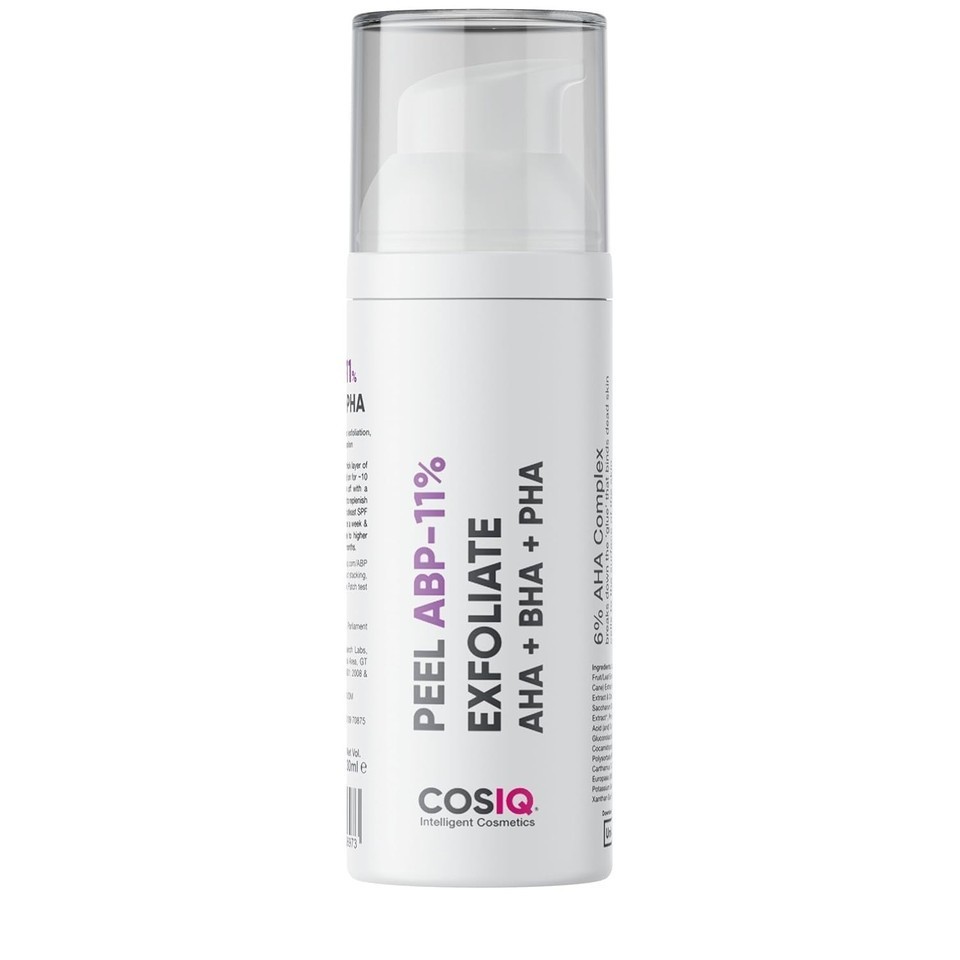 Cos-IQ ABP11% Peeling Solution Serum for Glowing Skin & Smooth Texture 30ml