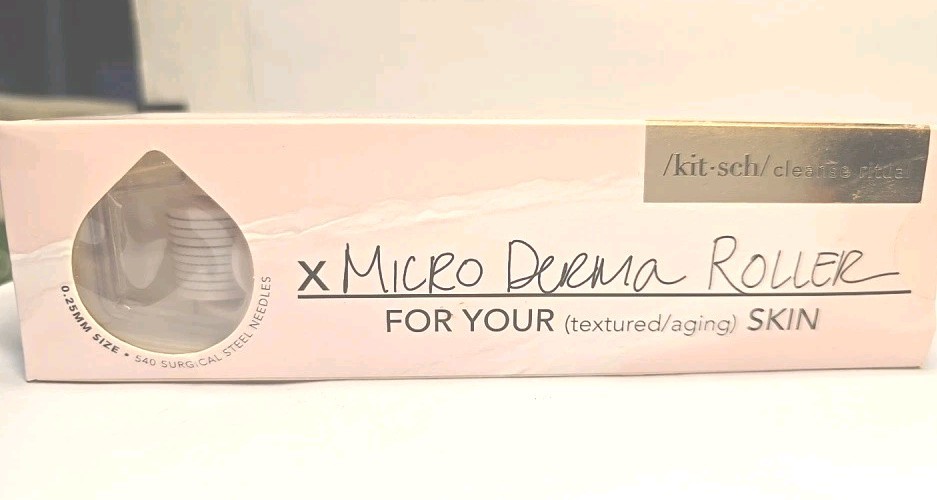 Kitsch Blush Pink Micro Derma Facial Roller 540 Needles .25mm New
