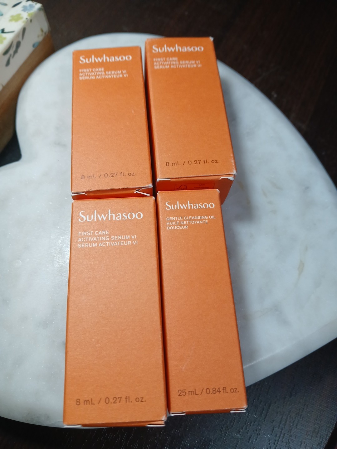 Lot of 4 Sulwhasoo – First Care Activating Serum VI + Cleansing Oil Minis