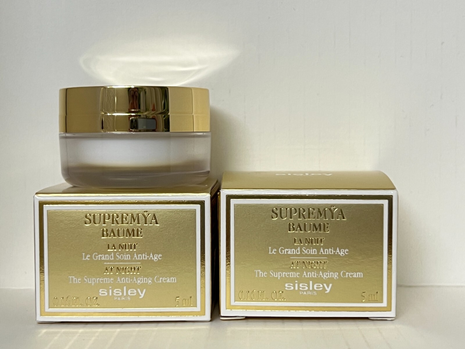 10 X Sisley Supremya Baume At Night The Supreme Anti-Aging Cream 5ml NEW
