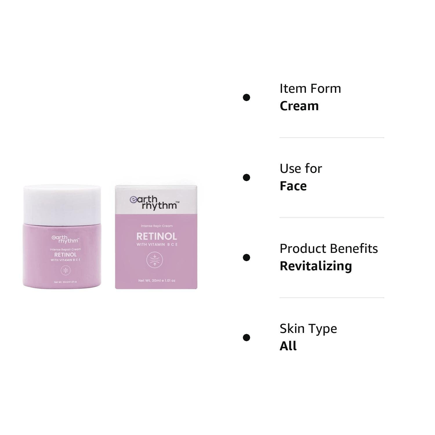 Earth Rhythm Retinol Night Cream, 30gm