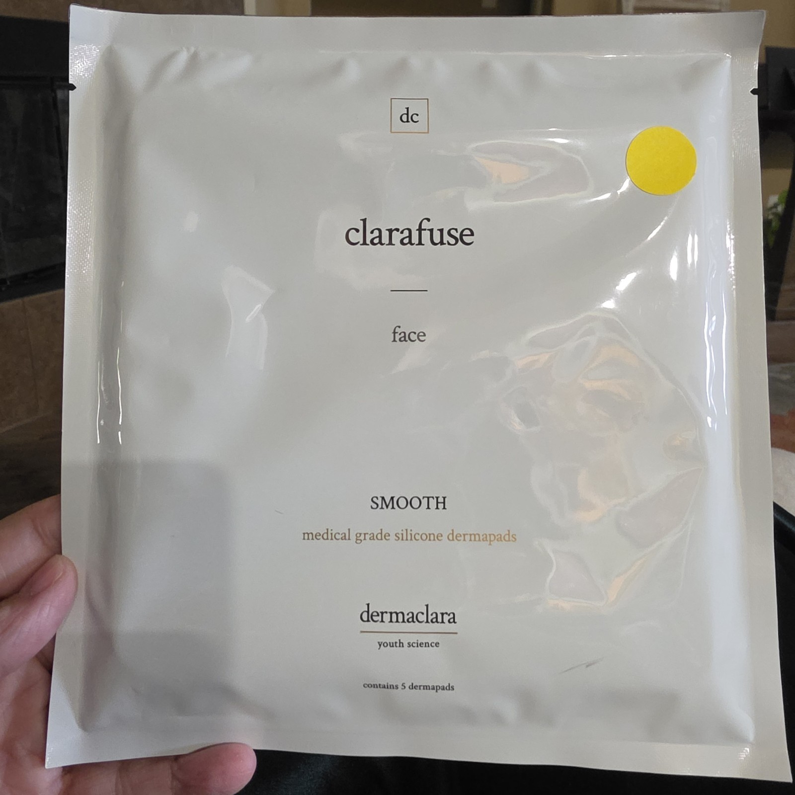 Dermaclara Clarafuse Face Silicone Dermapads Forehead Eyes Mouth 5pk New