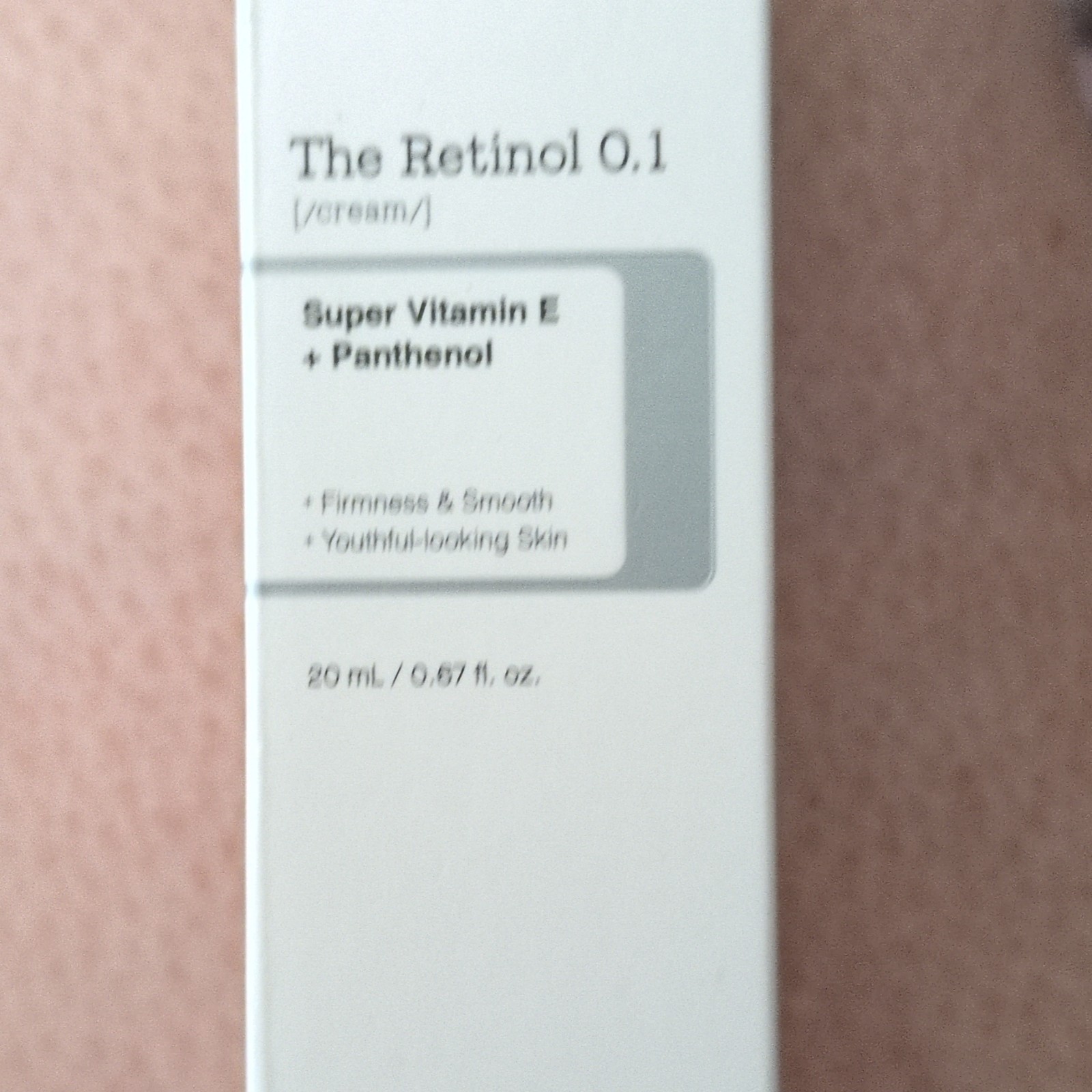 COSRX The Retinol 0.1 Firming Cream w/ Vitamin E + Panthenol 0.67 fl oz