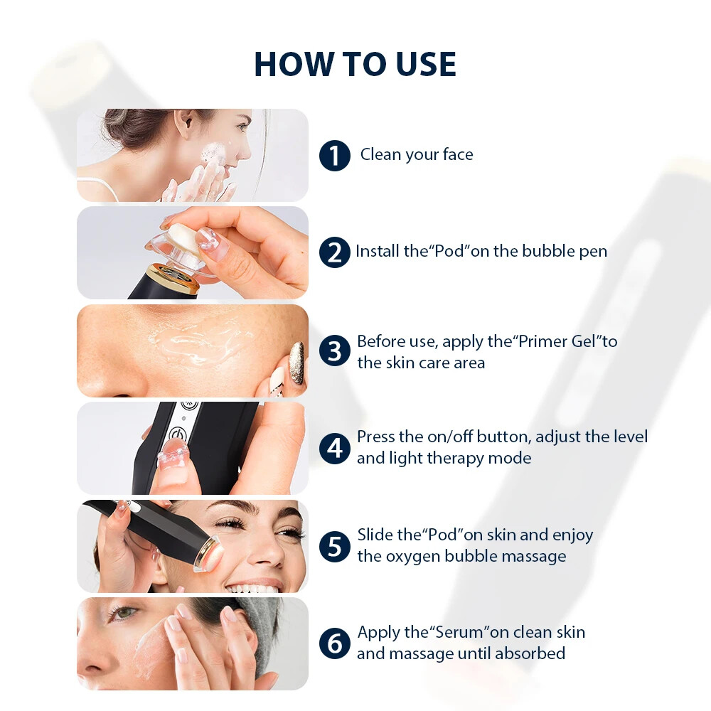 2026 Hot Sale CO2 Bubble Pen Facial Cleaning Anti-aging Skin Care Beauty Device
