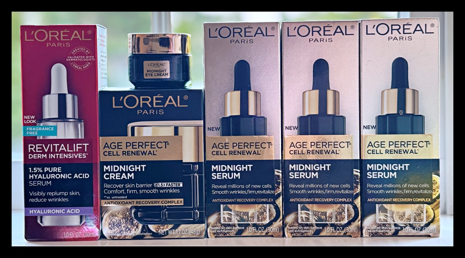 L’Oréal Paris Age Perfect Cell Renewal Midnight Serum Cream Revitalift Bulk Lot