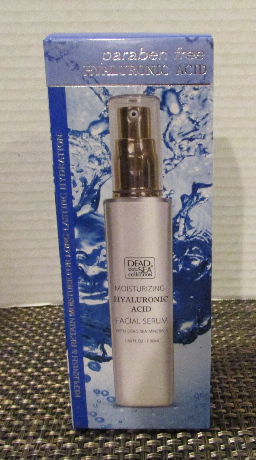 Dead Sea Minerals Hyaluronic Acid Facial Serum Paraben Free Moisturizing 1.69 fl